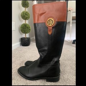 Tommy Hilfiger leather boots